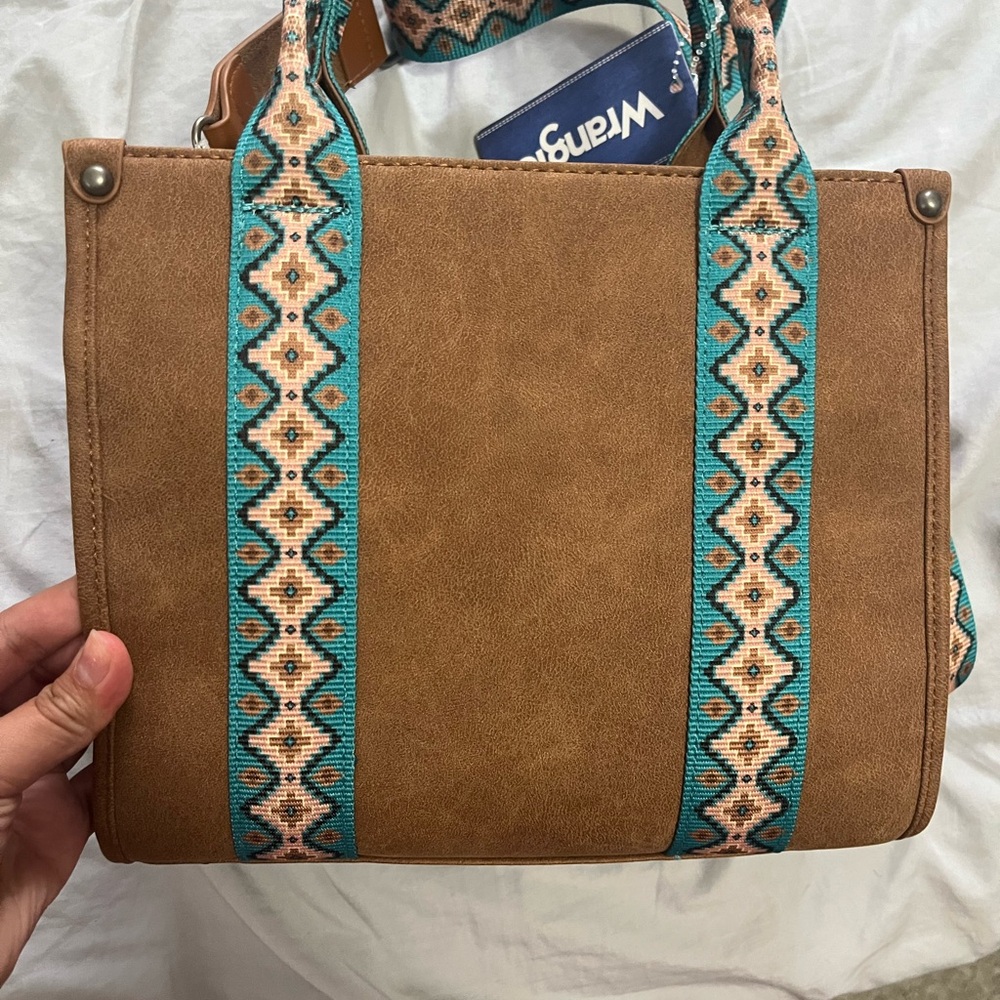 Brown Wrangler Tote Purse - Picture 2 of 14